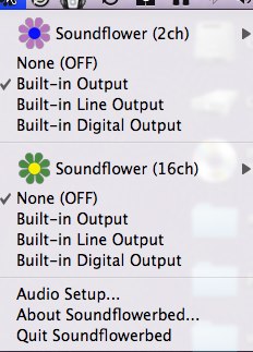 Soundflower settings