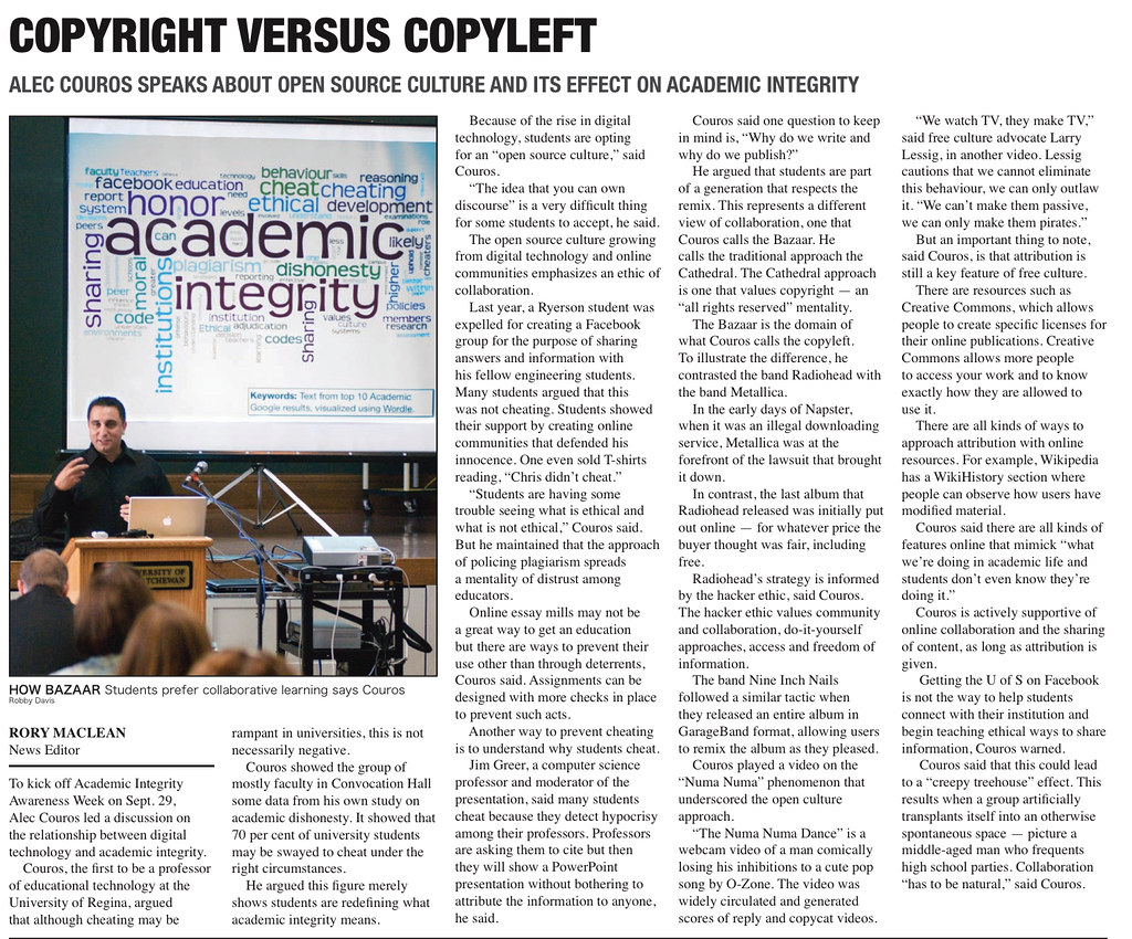 Sheaf Article - Copyright Versus Copyleft